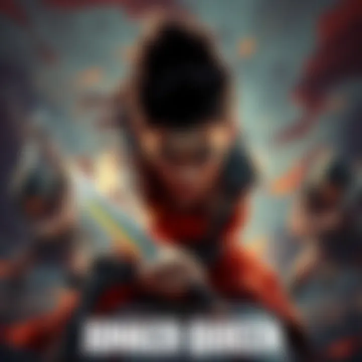 Junker Queen facing enemies with her knife in hand, showing determination and struggle in combat