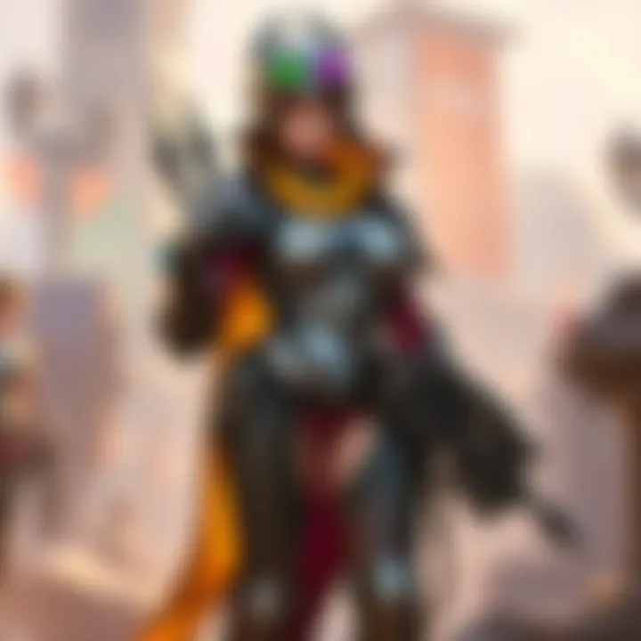 Junkerqueen stands confidently, showcasing her unique armor and weapons in a vibrant Overwatch setting.