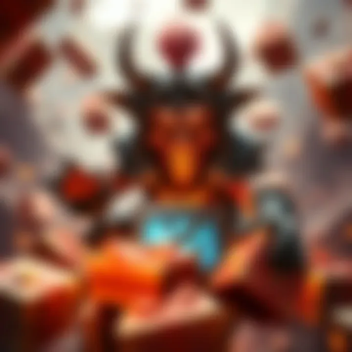 Junkrat character surrounded by loot boxes during the Loot Box Hunt Event