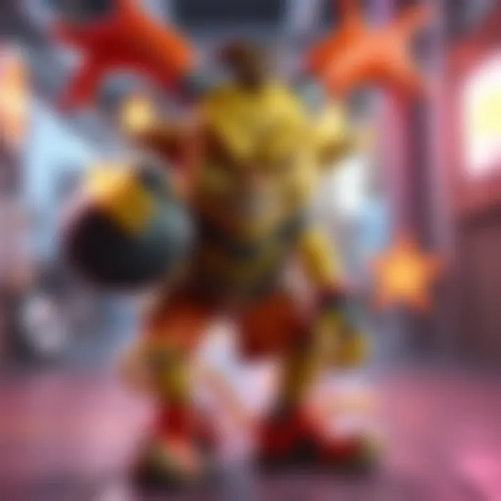 Junkrat, a character from Overwatch, standing with a mischievous grin and holding a bomb, showcasing his playful yet chaotic personality.
