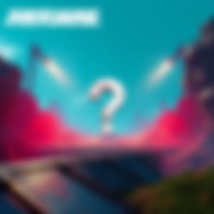A graphic showing a paused game development scene with a question mark, symbolizing uncertainty about Just Cause 5's future.