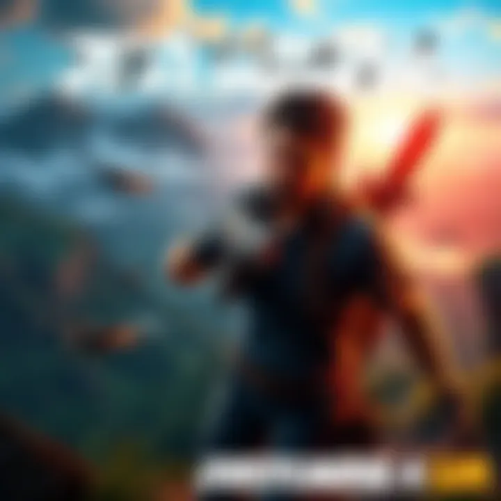 Just Cause 4 Gameplay A screenshot showcasing Just Cause 4's vibrant open world with lush landscapes and dramatic action sequences featuring the main character.