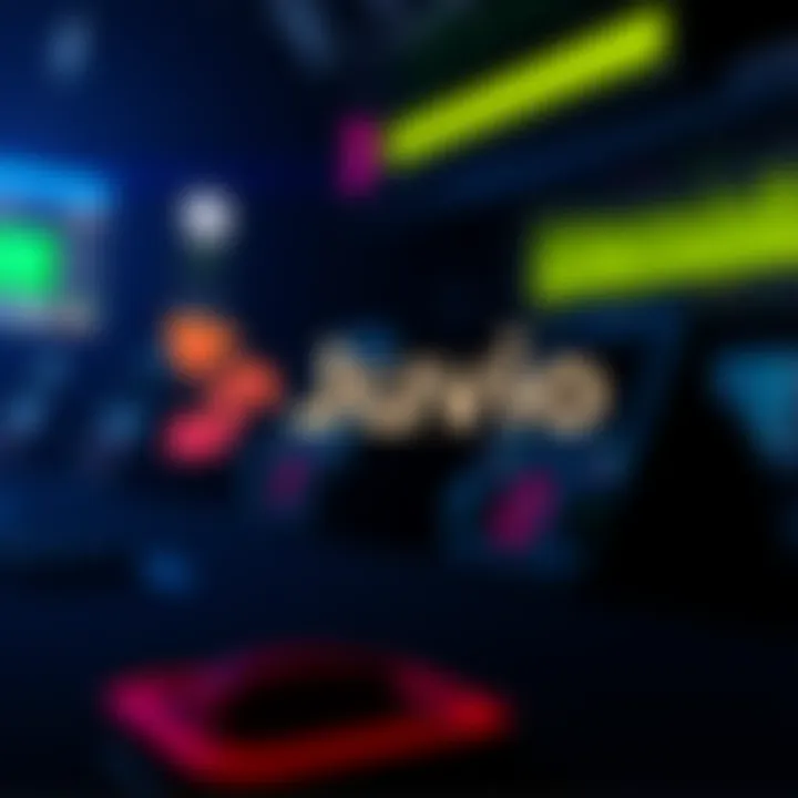 The new logo of Juvio, showcasing a vibrant design signaling a fresh start in the gaming industry.
