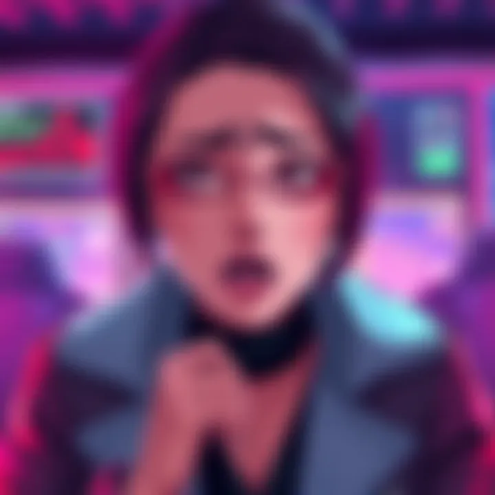 Kaceytron Criticizes Emiru Kaceytron speaking out against Emiru, expressing her views on a livestream, with an animated reaction showing frustration.