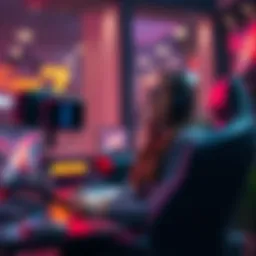 Kaceytron Returns to Streaming Kaceytron sitting at her streaming setup, smiling as she speaks to her audience during her first stream back.