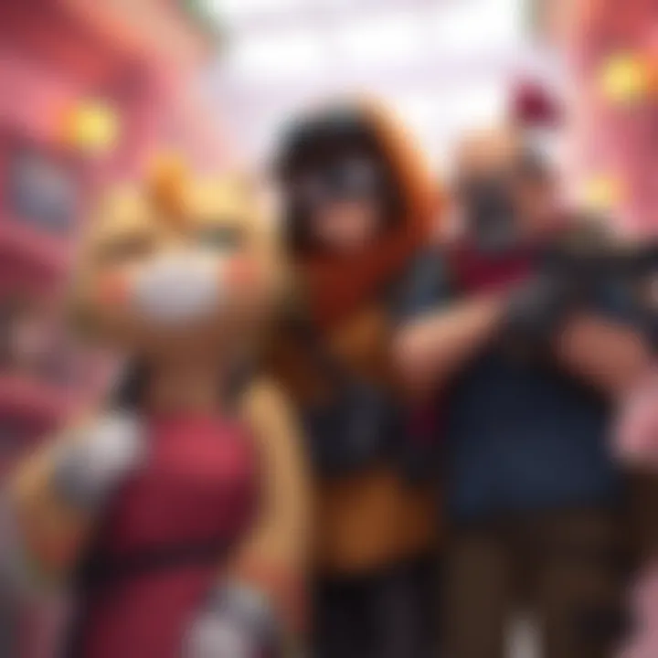 Characters from Kagurabachi and Team Fortress 2 standing side by side with playful expressions, highlighting a fun collaboration concept