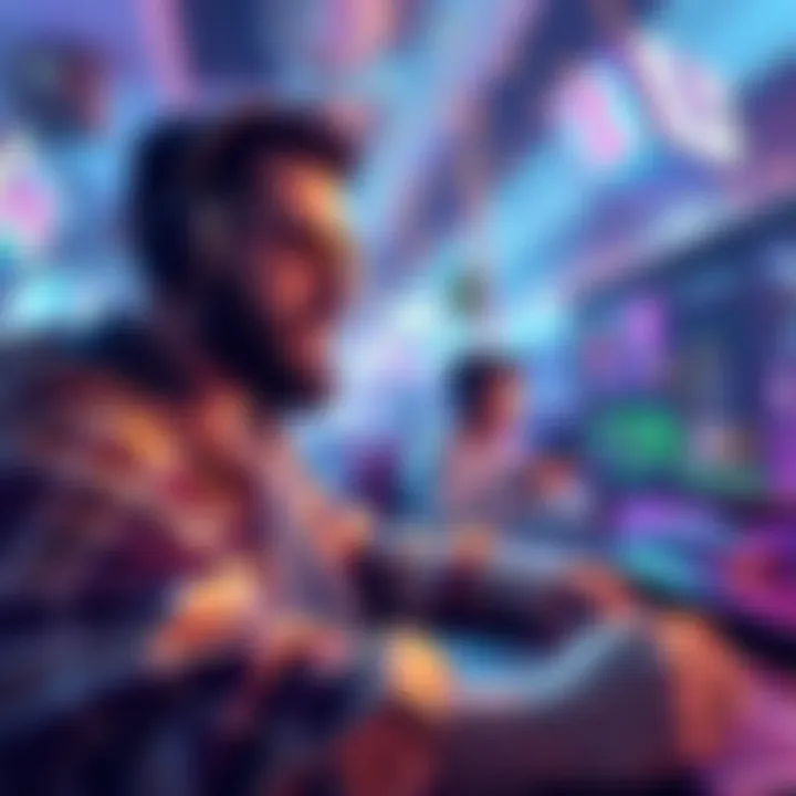 Kamil Cesaro hosting a Twitch stream featuring Starsand giveaway with gaming rewards and interactive games