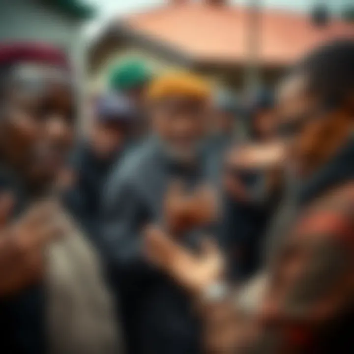 A group of residents in Kamona expressing frustration over thefts of front sights from their properties.