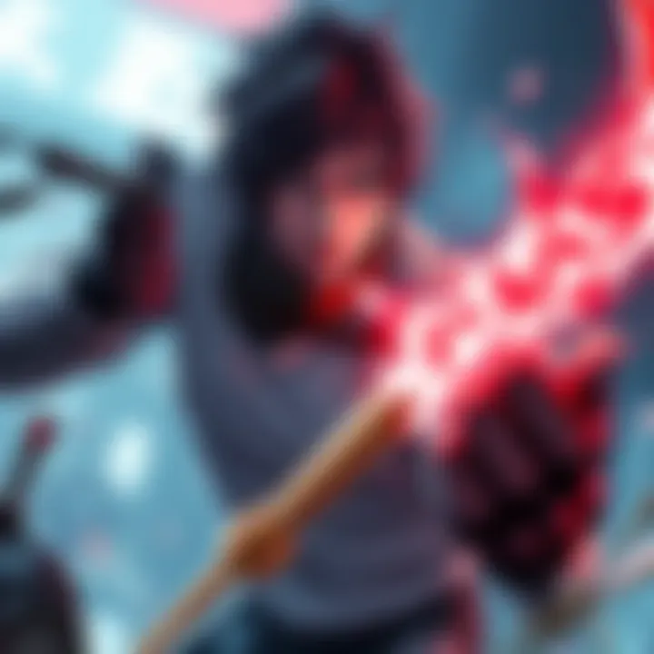 A confident character resembling Kaneki from Ghoul, showcasing skill in combat without a vault, with a determined expression in a dynamic fighting pose.