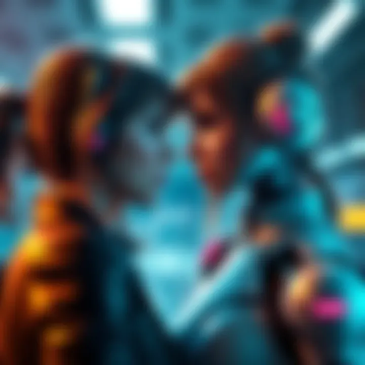 Kara looks shocked as she faces Alice, an android, revealing the surprising plot twist in DBH.