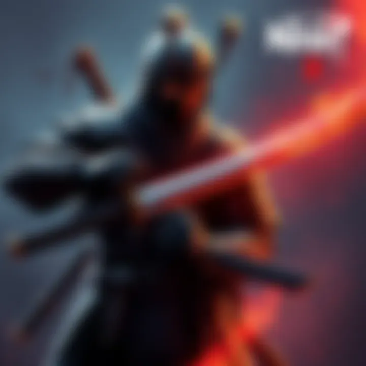 A warrior holding a katana ready for battle in Nioh 2, showcasing the weapon and character's armor