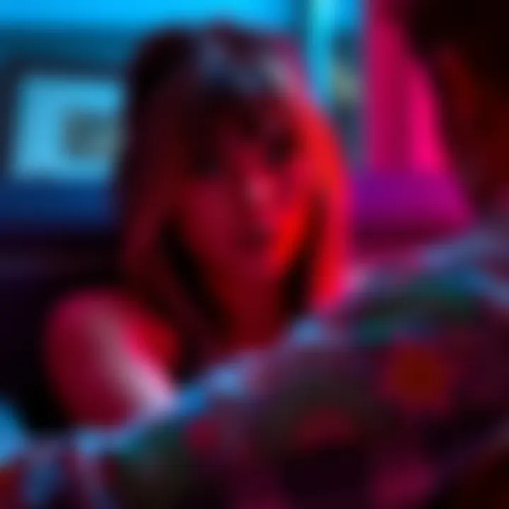 Katie B Caught in a Compromising Situation Katie B looking surprised and worried after being caught in a questionable moment