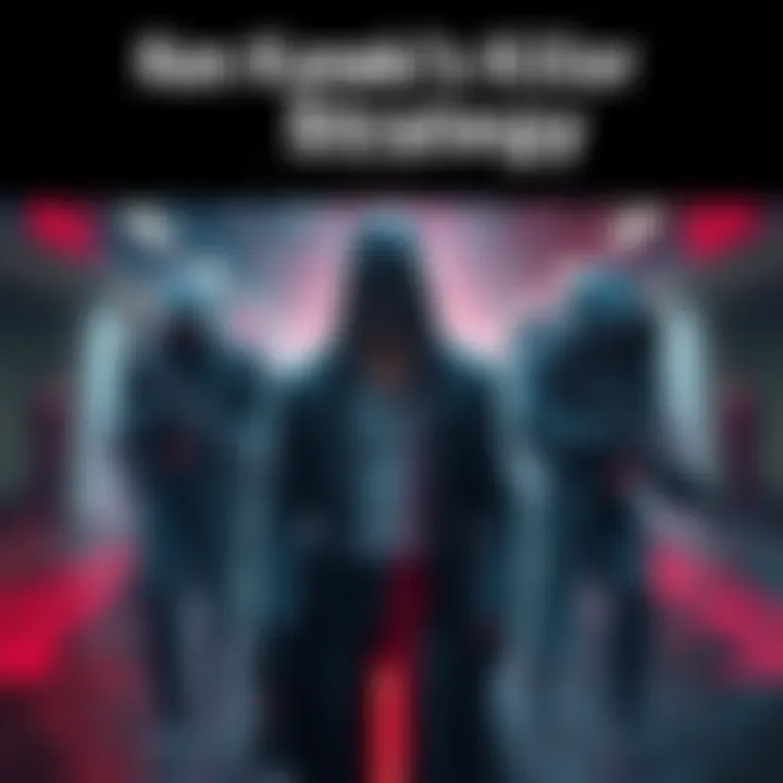 Ken Kaneki's Killer Strategy A strategic visual representation of the ultimate killers for Ken Kaneki, highlighting unique perks and gameplay enhancements.