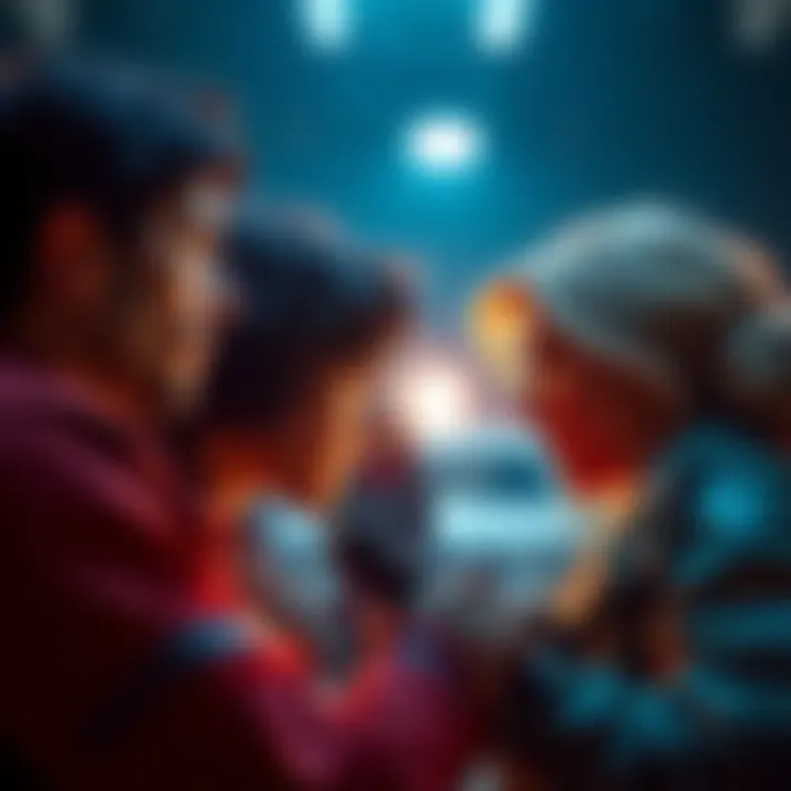 Kenny and Jane face off in a tense moment, highlighting the choice between them in the final scene.