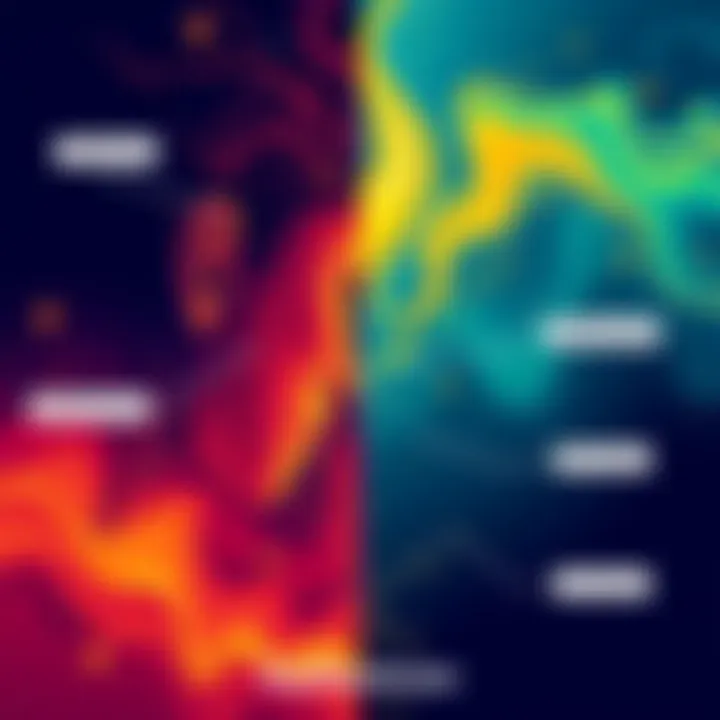 Key Differences Illustration A graphic showing two distinct items side by side with labels indicating their differences in a clear and simple manner.