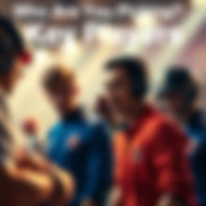 Top contestants preparing for a showdown, showcasing their strengths and competitive spirit.