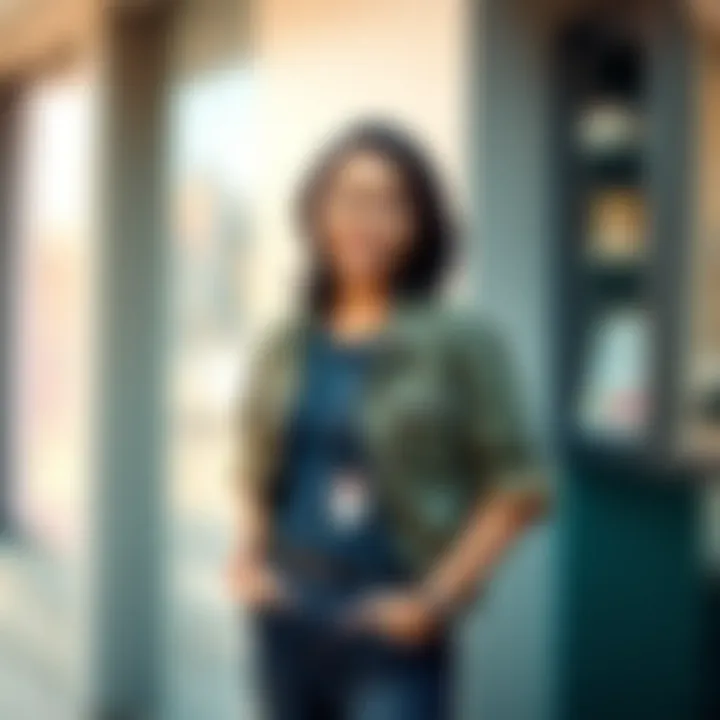 A person named Kez smiling and standing confidently with a casual outfit, showcasing their unique style and personality.