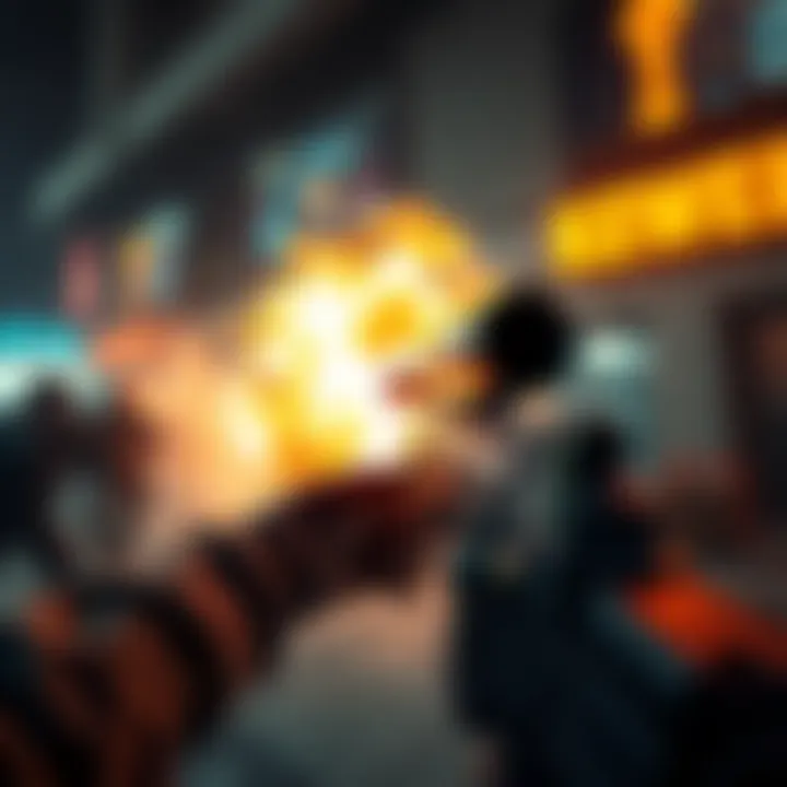 Game screenshot showing server stutter and poor gunplay in KF3 Playtest