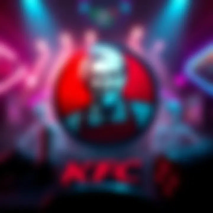 A graphic showing KFC's logo with gaming elements, symbolizing updates in gaming linked to KFC.