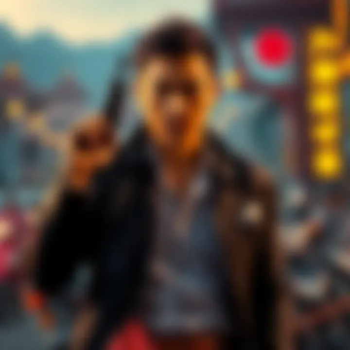Khaby Lame dressed as James Bond, set against a vibrant Vietnamese backdrop with action elements.