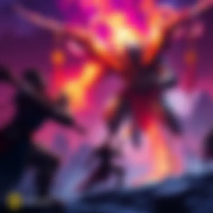 A fierce Khazan boss looming over players, showcasing intense battle dynamics