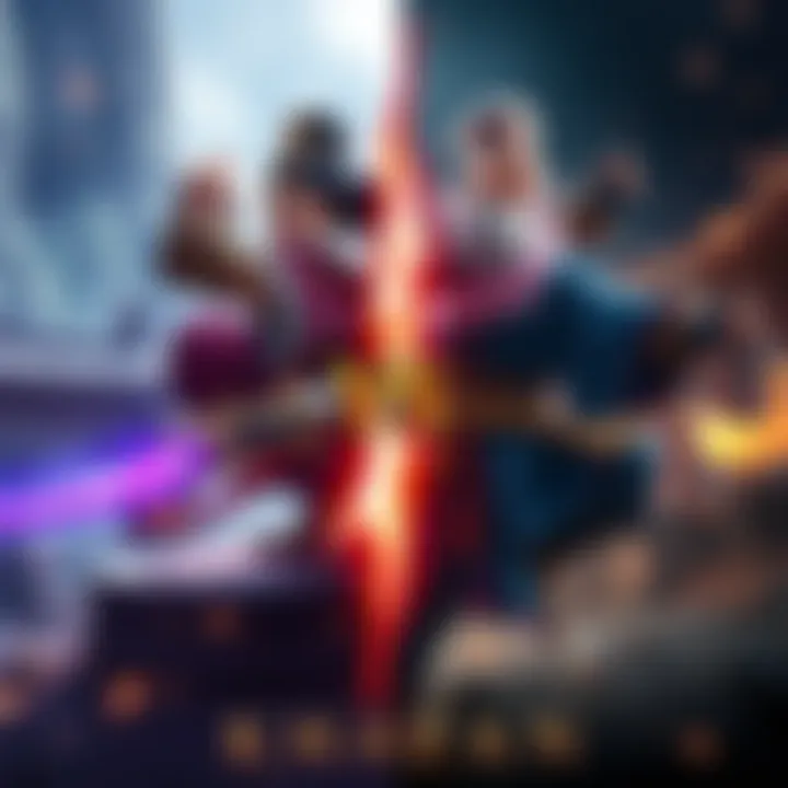 A split-screen image showing gameplay from Khazan on one side and Wukong on the other, illustrating their unique styles