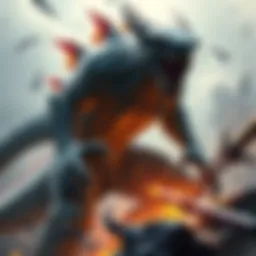 Khezu, the iconic monster, roaring and ready for battle in a dynamic gaming scene.