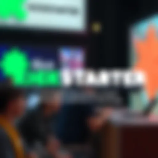 Kickstarter Logo with Text Kickstarter logo with a statement about reversing mature content guidelines, showing change in policy
