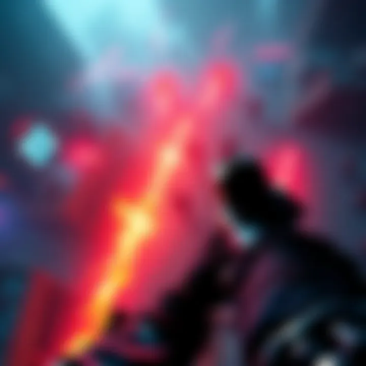 A player controlling a character in Kill Knight, shooting at waves of enemies in a top-down view