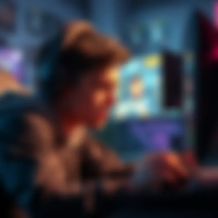 A player frustrated by kill trading in a solo video game match, showing a defeated expression while playing on a gaming console.