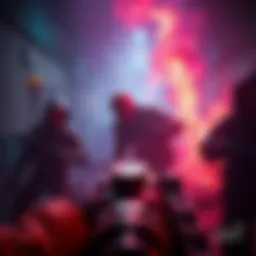 A screenshot showing intense gameplay as the Killer character in a horror-themed video game, highlighting the atmosphere and action during the match.