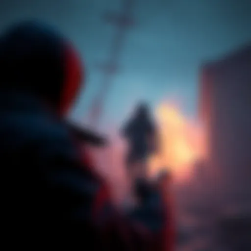 A game scene showing a killer character approaching an AFK survivor, highlighting the tension of targeting players who are not actively participating.