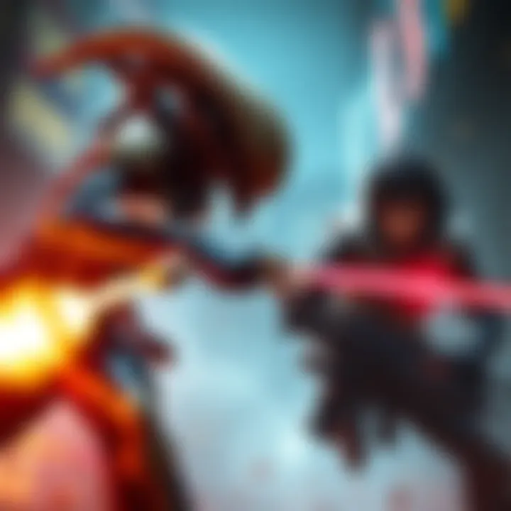 A scene showing Xenomorph and Kaneki using their unique abilities to counter survivors in a team-based game setting.