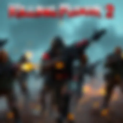 A player fights off zombies in Killing Floor 2, showcasing intense gameplay and teamwork