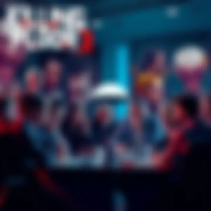 Players discussing the future of Killing Floor 3 on a forum with excited expressions and game posters in the background.