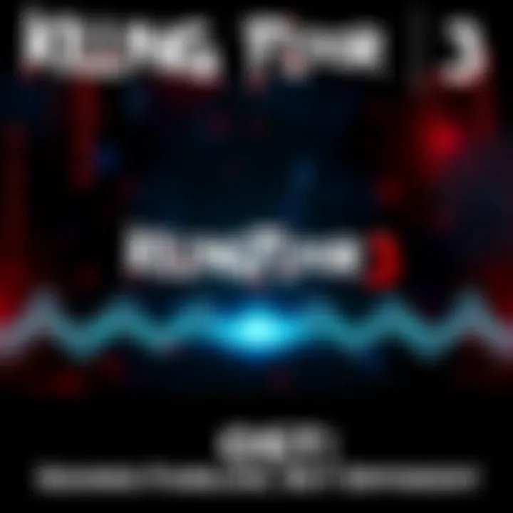 A vibrant cover showcasing the Killing Floor 3 logo with dark, intense colors and hints of electronic sound waves, reflecting the game's music style.