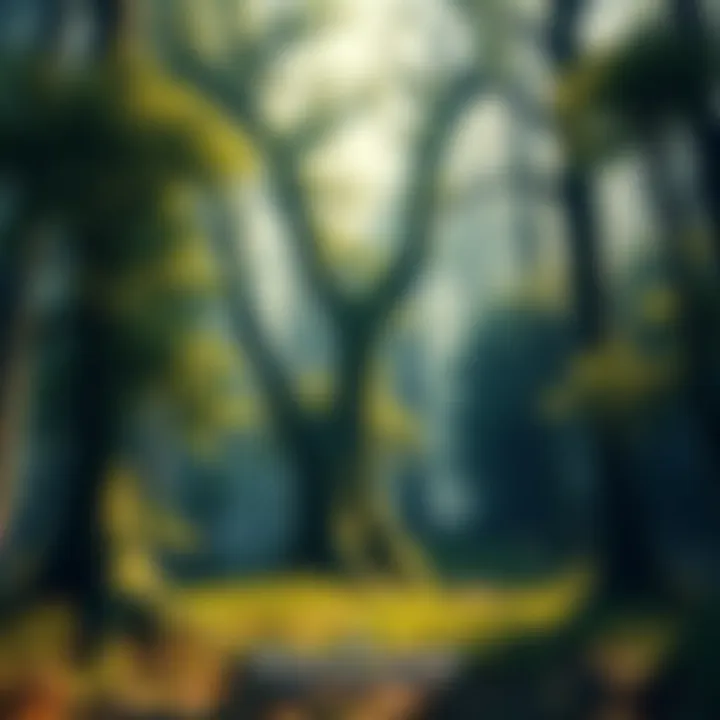 A realistic depiction of a lush European forest with detailed trees and foliage, showcasing the immersive environment in Kingdom Come: Deliverance 2.