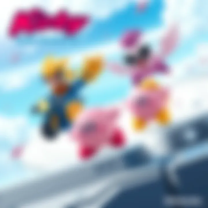 Nintendo's new amiibo figures for Kirby Air Riders featuring colorful characters ready for gameplay