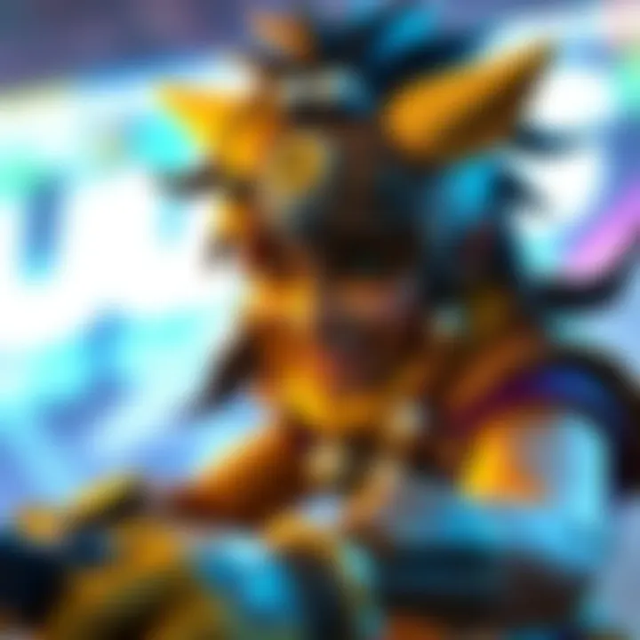 Kiri playing Junkrat Kiri captured in action playing Junkrat in a game, smiling despite low-quality screenshots