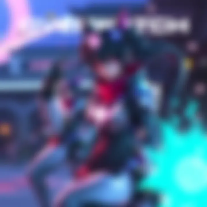 Kiriko using her healing abilities to support teammates in action during a match in Overwatch 2