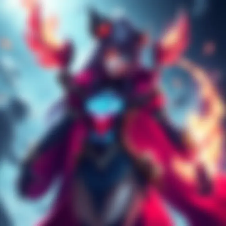 Kiriko character wearing new Legendary skin with vibrant colors and unique design, showcasing her abilities in action.