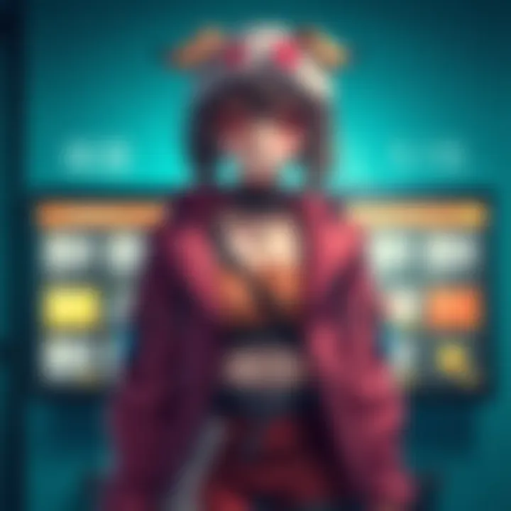 Kiriko main character in game A gamer dressed as Kiriko, showcasing her signature style, with a disappointed expression in front of a screen displaying empty inventory.