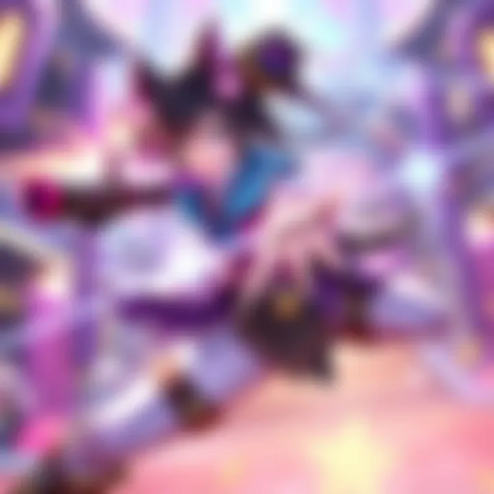 Kiriko performing a triple elimination during the Mischief & Magic Wonderland event in Overwatch 2 showcasing her skills in action