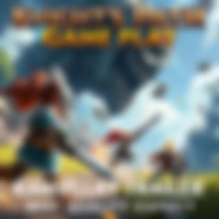 A scene from Knight's Path showcasing action-packed gameplay with vibrant characters and dynamic environments.