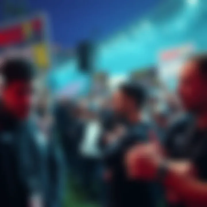 Knuckle Cracking Feature Removal Group of fans expressing frustration over the removal of the knuckle cracking inspect feature, showing signs and discussing at a gathering.