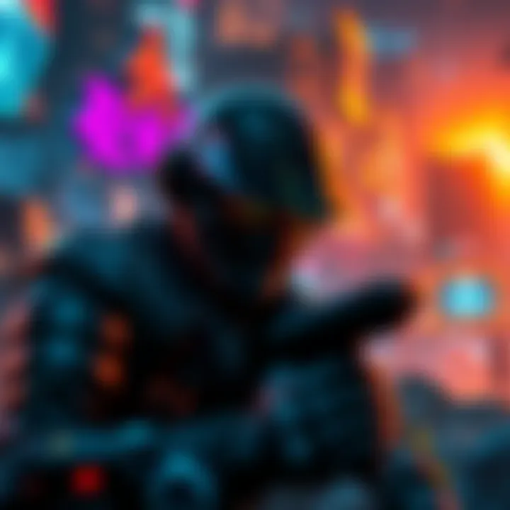 A player immersed in a stunning Kojima game environment, showcasing intense gameplay and vibrant graphics.