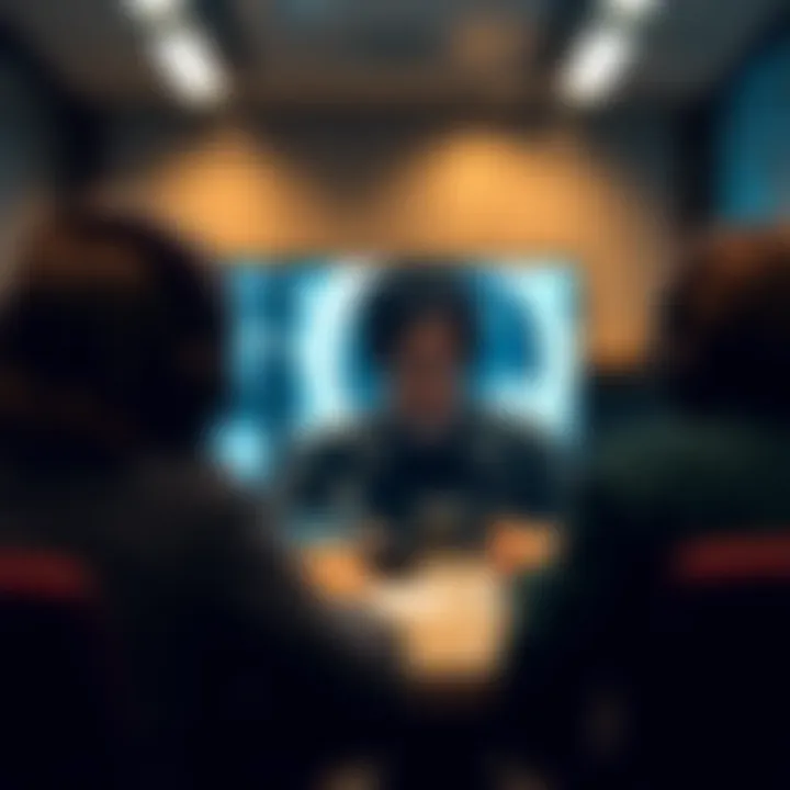 Hideo Kojima during a meeting Hideo Kojima looks concerned in a Zoom call, as he discusses the cancellation of his project with PlayStation.