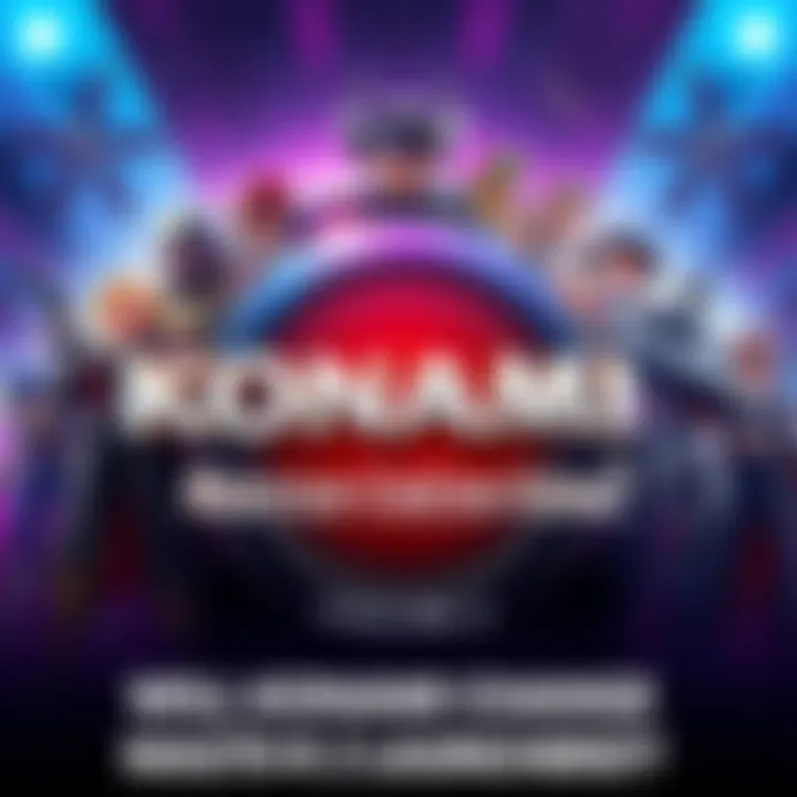 Image showing the logo of Konami's Master Collection Volume 2 with popular game characters surrounding it