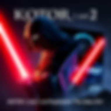 Game covers of KOTOR 1 and 2 featured together with Star Wars theme