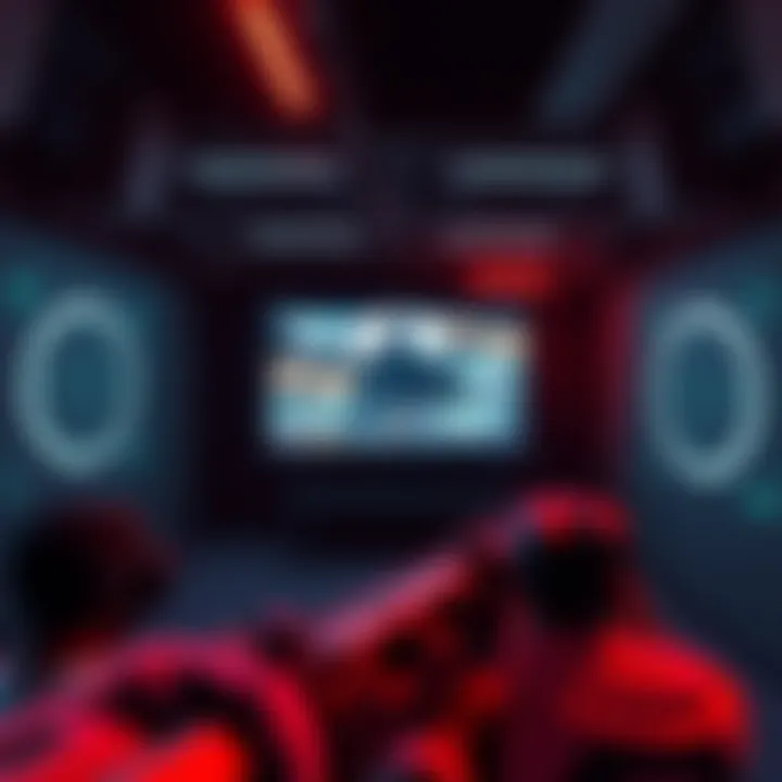 Kovaaks Playlist for Valorant A player practicing aim in Kovaaks with various targeting scenarios displayed on the screen